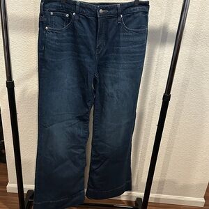 J. Crew Men's Dark Blue Bootcut Jeans
